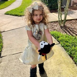 Disney Minnie Mouse Gold Dress